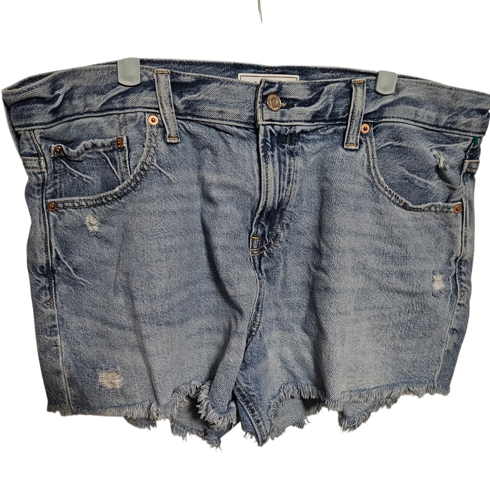 Gap womens Distressed Denim Shorts 14R